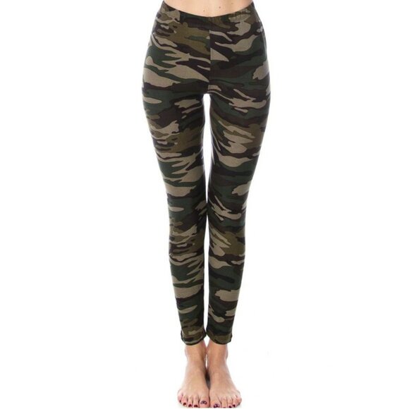 Camo Print Leggings OS - Picture 3 of 9
